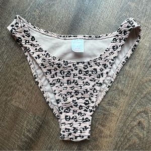 target cheetah bikini bottoms high cut - women medium